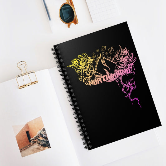Flowers Wither Spiral Notebook (Yellow)