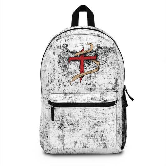 I Press On Backpack (Distressed)