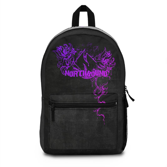 Flowers Wither Backpack (Purple)