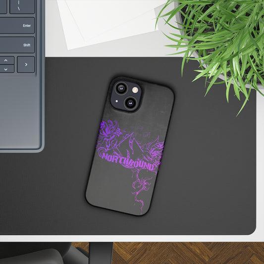 Flowers Wither Slim iPhone Case (Purple)