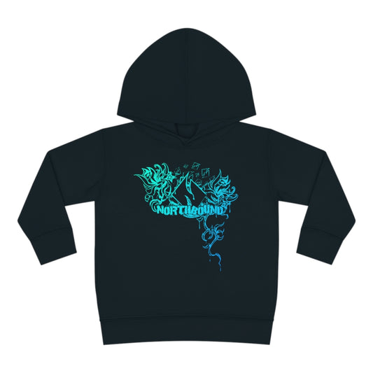 Flowers Wither Toddler Pullover Hoodie (Blue)