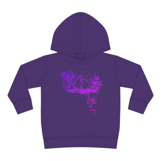 Flowers Wither Toddler Pullover Hoodie (Purple)