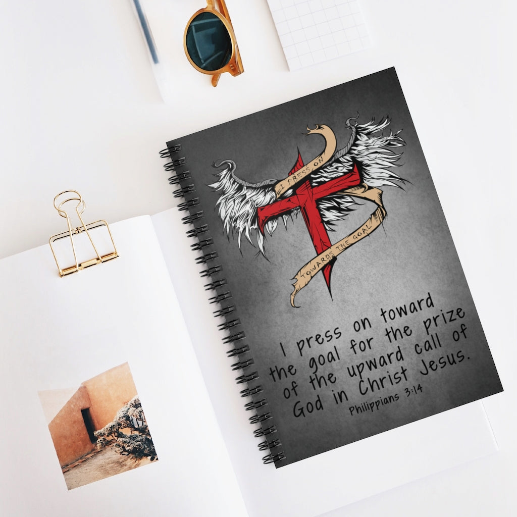 I Press On Spiral Notebook