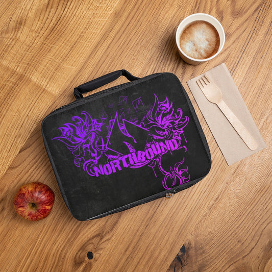 Flowers Wither Lunch Bag (Purple)