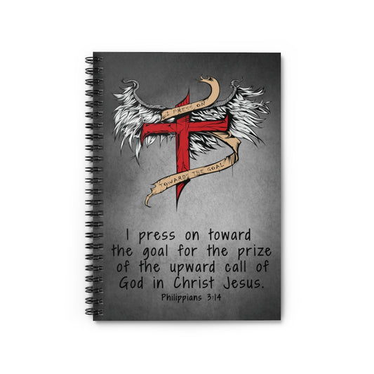 I Press On Spiral Notebook