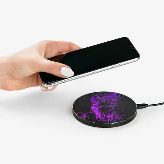 Flowers Wither Wireless Charger (Purple)