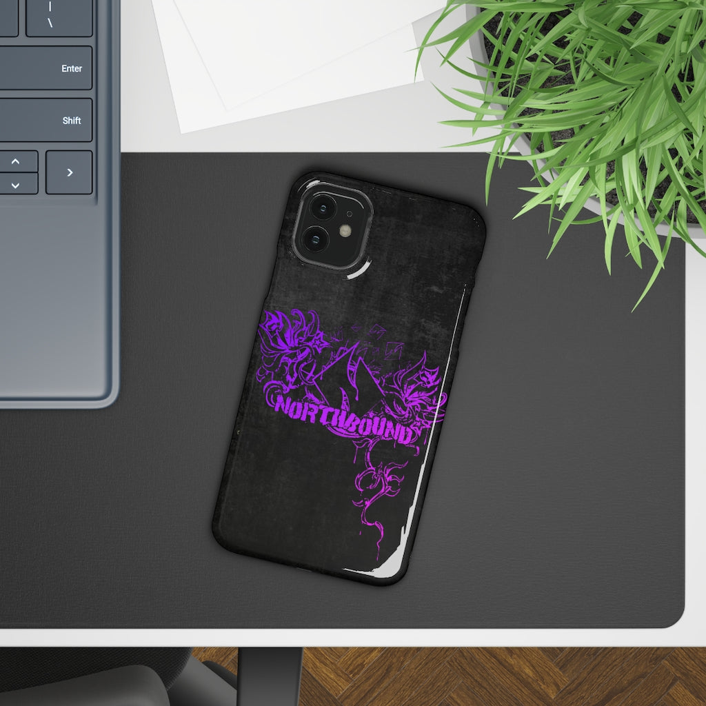 Flowers Wither Slim iPhone Case (Purple)