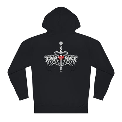 Double-Edge Unisex Hooded Sweatshirt