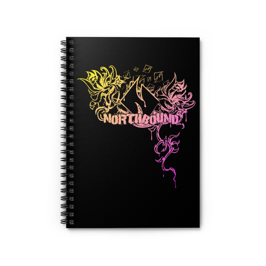 Flowers Wither Spiral Notebook (Yellow)