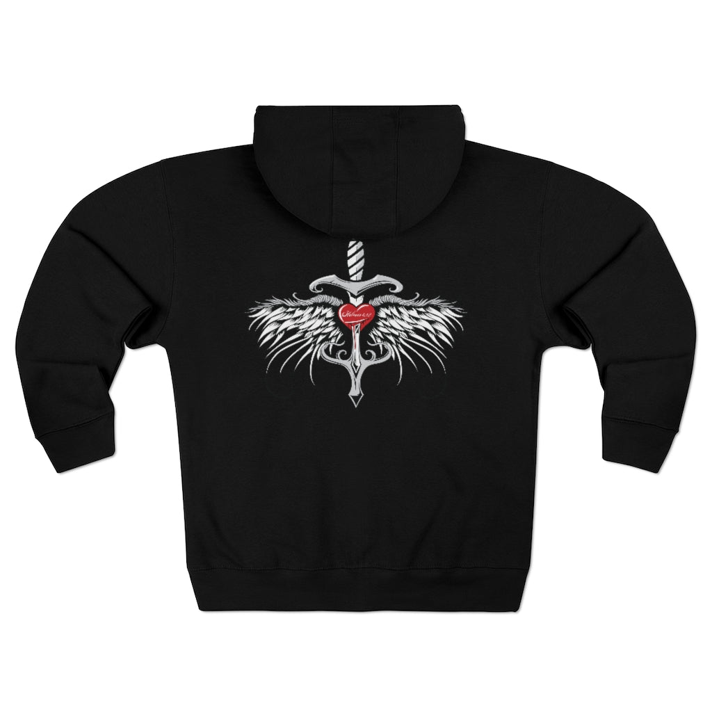 Double-Edge Full Zip Hoodie