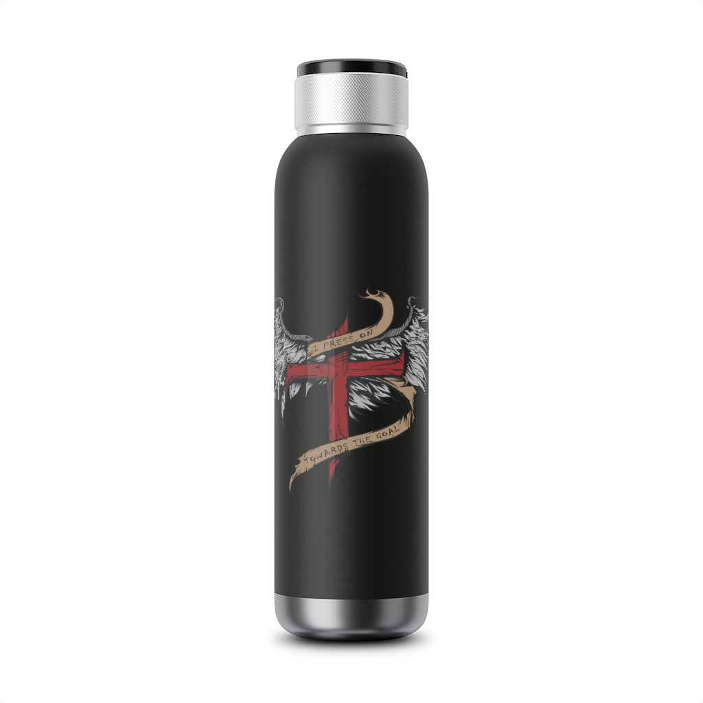 I Press On Soundwave Copper Vacuum Audio Bottle 22oz