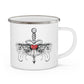 Double-Edge Enamel Camping Mug
