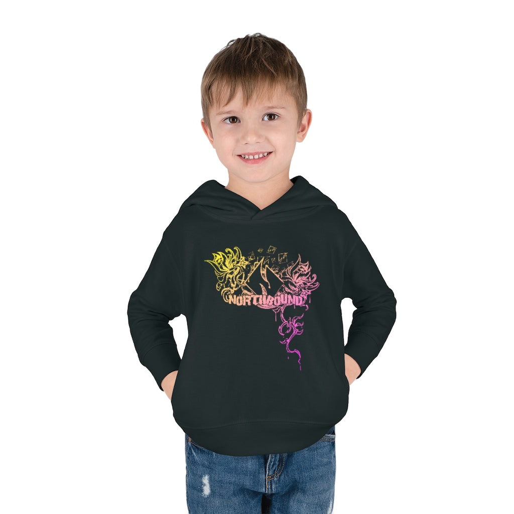 Flowers Wither Toddler Pullover Hoodie (Yellow)