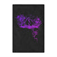 Flowers Wither Minky Blanket (Purple)