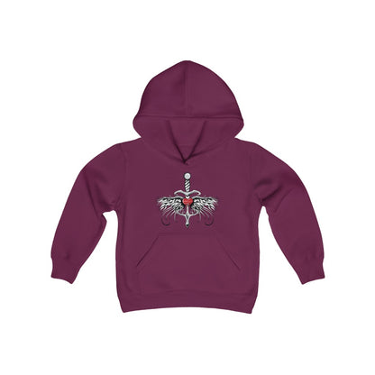 Double-Edge Youth Heavy Blend Hooded Sweatshirt