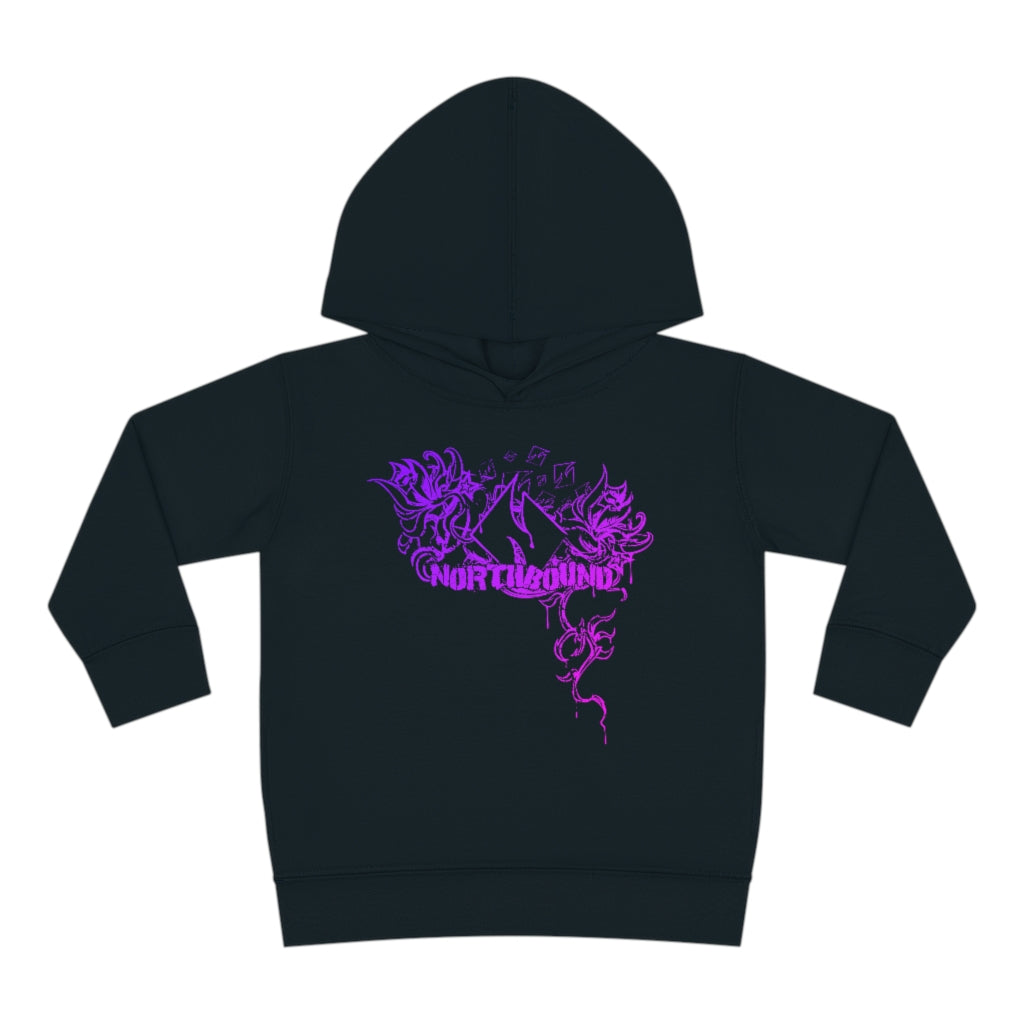 Flowers Wither Toddler Pullover Hoodie (Purple)