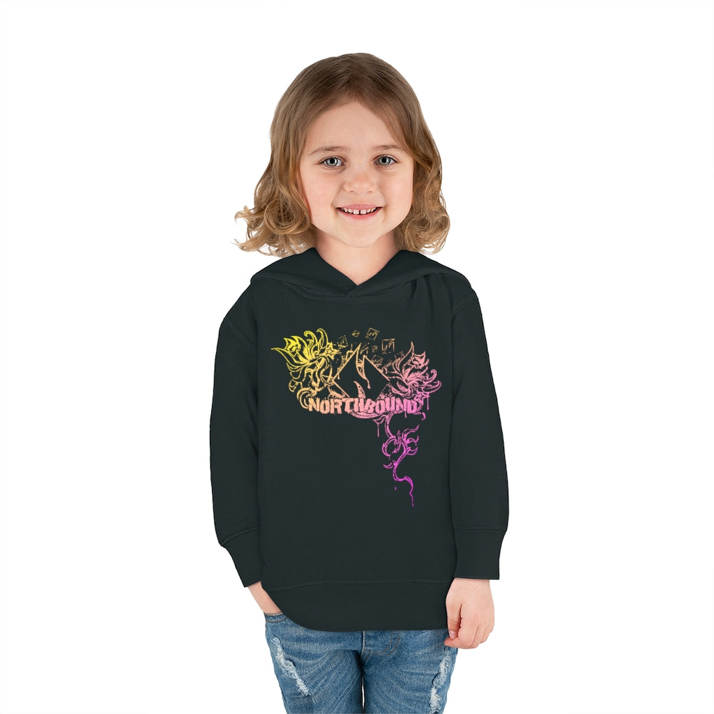 Flowers Wither Toddler Pullover Hoodie (Yellow)