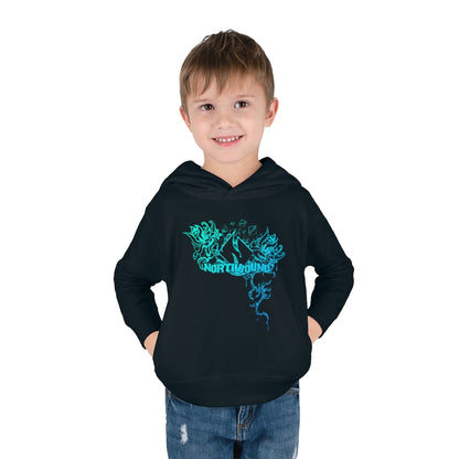 Flowers Wither Toddler Pullover Hoodie (Blue)