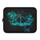 Flowers wither Laptop Sleeve (Blue)