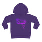 Flowers Wither Toddler Pullover Hoodie (Purple)