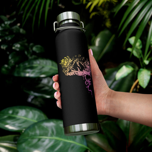 Flowers Wither Vacuum Insulated Bottle 22oz (Yellow)