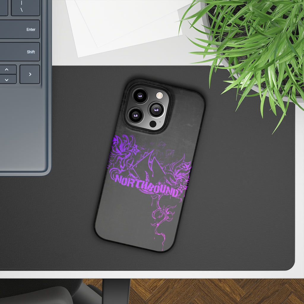 Flowers Wither Slim iPhone Case (Purple)