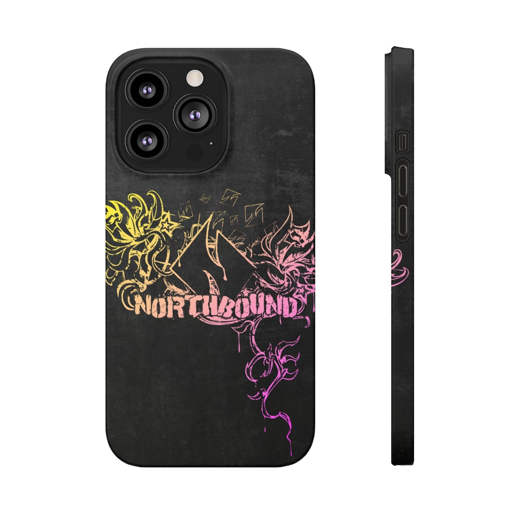 Flowers Wither Slim iPhone Case (Yellow)