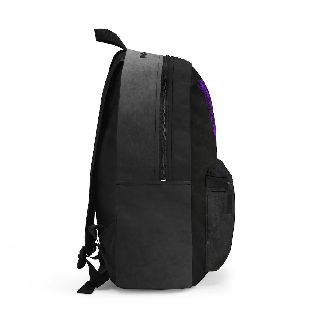 Flowers Wither Backpack (Purple)