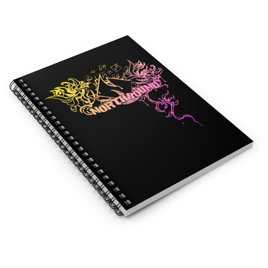 Flowers Wither Spiral Notebook (Yellow)