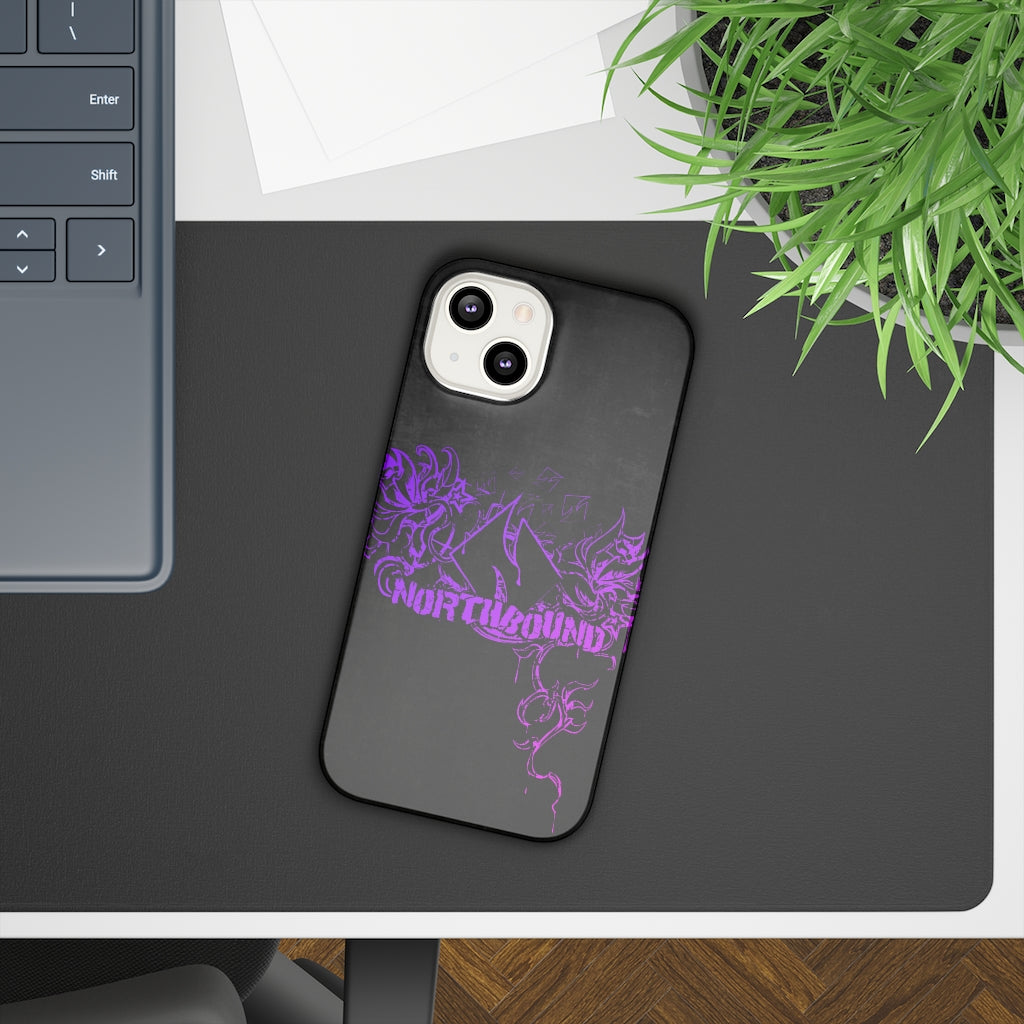 Flowers Wither Slim iPhone Case (Purple)