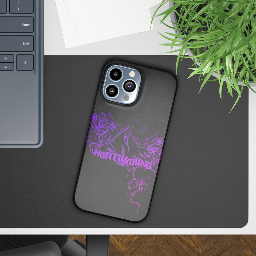 Flowers Wither Slim iPhone Case (Purple)