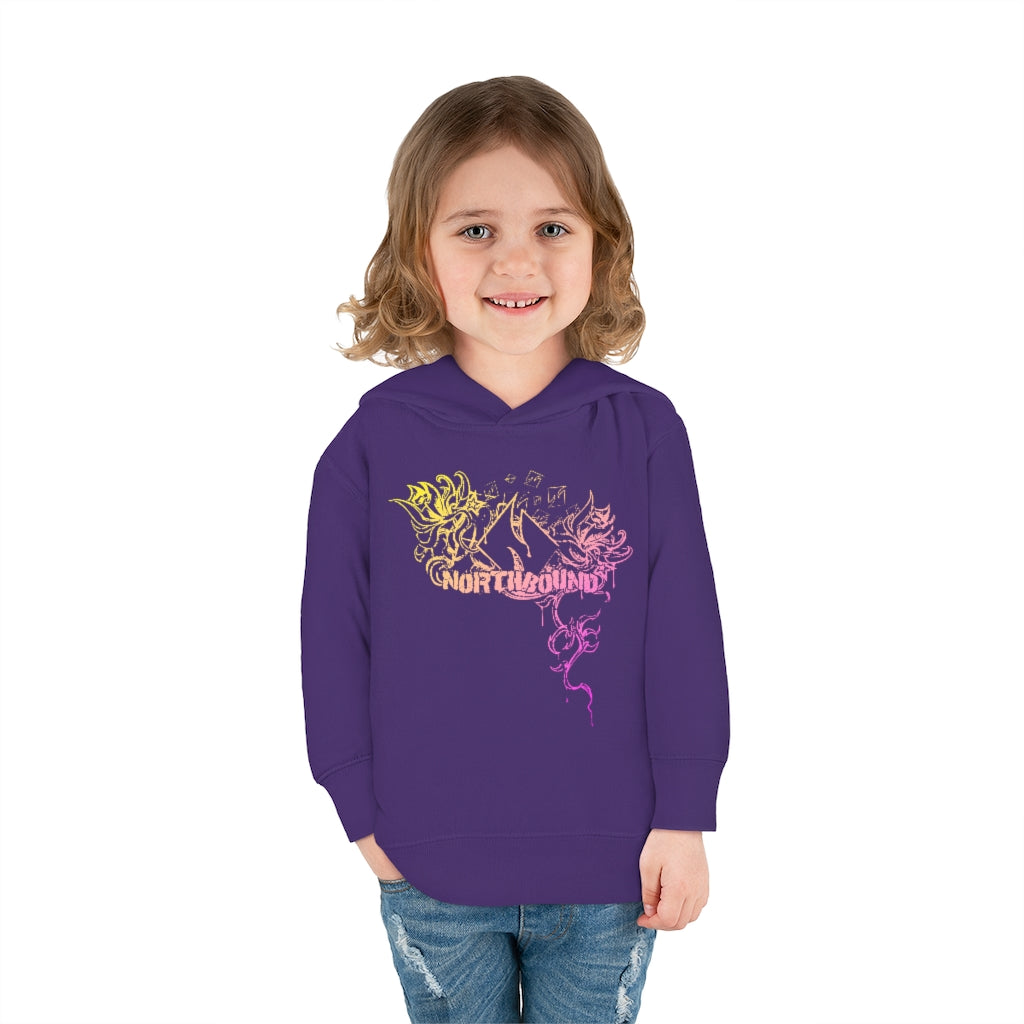 Flowers Wither Toddler Pullover Hoodie (Yellow)