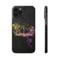 Flowers Wither Slim iPhone Case (Yellow)