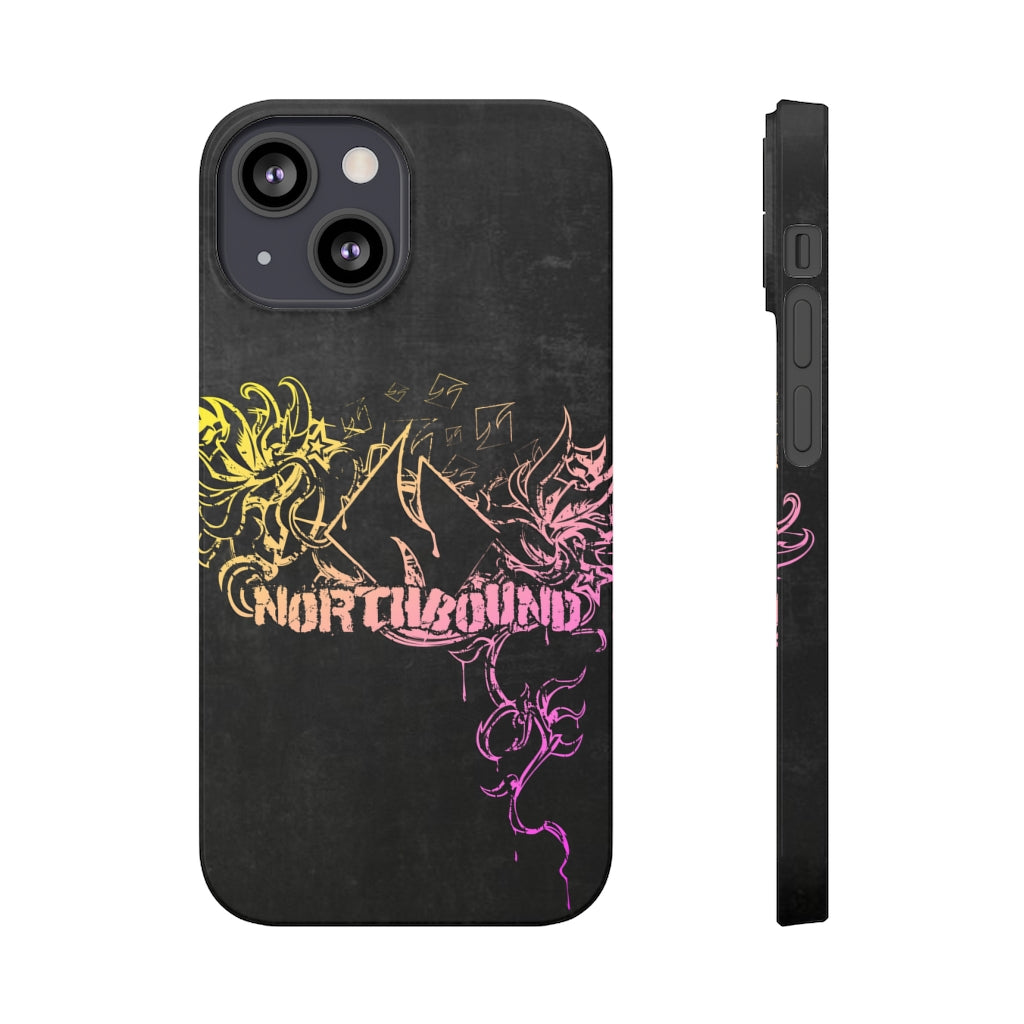 Flowers Wither Slim iPhone Case (Yellow)