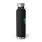 Flowers Wither Vacuum Insulated Bottle 22oz (Blue)